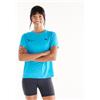New Balance Donna NYC Marathon RC Essential T-Shirt in Blu, Maglia di Poliestere, Taglia L