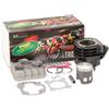 TOP-MOTORPARTS 456.9931340 KIT CILINDRO YAMAHA D.47 ARIA M/ORIZ SCOOTER 50 BLACK TROPHY TOP