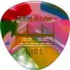 Golden Gate MP-327 - Plettri per chitarra, forma triangolare, spessore 1,0 mm, coriandoli colorati