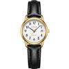 CIVO Orologio Donna Piccolo Analogico: Numeri Grandi Cinturino in Pelle Morbida Quadrante Ad Alto Contrasto - Perfetto per Donne con Polso Fino Anziane che Vogliono Leggere l'Ora Senza Sforzo