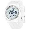 WIFORT Orologio Digitale da Polso, Orologio Sportivo Uomo Donna Impermeabile 5ATM Con Retroilluminazione a LED, Cronometro, Sveglia e Timer, Ultra-sottile Watches Unisex