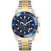 Bulova Men's Marine Star Chronograph Quartz Watch, Luminous Markers, Rotating Dial, 100M Water Resistant, 43mm