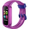 SMARTY2.0 - Smartwatch per Bambini SW039C - Colore Viola/Blu - Frequenza Cardiaca, Chiamate Bluetooth, Modalità Sport, Resistenza all'Acqua IP68 - Cinturino in Silicone