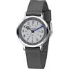 JACQUES FAREL Happy Learning KOP 22 - Orologio da polso per bambini, analogico, al quarzo, con cinturino in tessuto, colore: antracite, grigio., cinghia