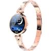 Findtime, Orologio Smart da Donna in Acciaio Impermeabile con Monitor della Frequenza Cardiaca e Fitness per Android e iOS, Impermeabile IP68