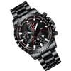 Generic Orologi da Uomo - Orologi da Uomo in Acciaio Inox da 43,5 mm, qurtz impermeabile da Uomo | Elegante orologio da polso analogico