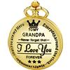 Tiong Orologio da tasca da uomo Orologio classico vintage con pendentea mio figlio Orologio da regalo per padre madre figlio Orologio con collana con catena