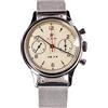 Sugess Cronografo Orologi meccanici da uomo ST1901 Movimento meccanico Orologi da polso a carica manuale Zaffiro Specchio acrilico Orologi Polit impermeabili(Cinturino in acciaio inossidabile 38MM)