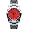 Corgeut 36mm 40mm Orologio da uomo automatico NH35 movimento zaffiro vetro luminou orologio meccanico da uomo, 40 mm, rosso., Bracciale
