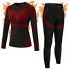 MEETYOO Intimo Termico Donna Traspirante Set Pantaloni e Maglia Termica Donna Biancheria Intima Termica per Sci Sport Elastica e Asciugatura Rapida