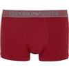 Emporio Armani Boxer da Uomo con Logo Lucido (Confezione da 1), Rosso, M