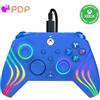 PDP Xbox Afterglow Wave Wired Controller Blue, Cablata, Blu