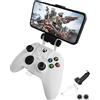 Joso - Supporto per telefono con controller per Xbox Series X/S, XSX, XSS, Xbox One, Xbox One S/X, supporta Android, iPhone System con una sola APP con 2 tappi per impugnatura per pollice