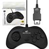 Retro-Bit Saturn - Controller ufficiale Saturn Porto originale, colore: Nero