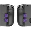 SAVAGE RAVEN Skull & Co. Back Button Enhancement Set for Steam Deck, Handle Grip Pads Improvement Button Protection Kit for Steam Deck - Galactic Purple, 4pcs