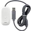 OSTENT USB Controller Wireless Ricevitore PC Laptop Compatibile per Microsoft Xbox 360 Slim Game Colore Bianco