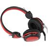 Bewinner Cuffie da Gioco Suono Chiaro con Cancellazione del Rumore Cuffie Stereo Ergonomiche Cablate per Giochi per Computer per PC Studio da Ufficio Altoparlante ABS 40 Mm/1,6 Pollici, Scena (rosso)