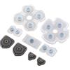 OSTENT Tasto di blocco conduttivo in gomma D-Pad compatibile per controller Sony PS4 - Confezione da 10