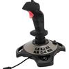 ASHATA Joystick di Volo per PC, Controller di Gioco per Simulatore di Volo di Gioco Cablato USB con Funzione di Vibrazione e Controllo 'acceleratore, Stick di per