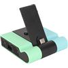 RASTKY Dock Station TV Portatile 5 in 1 con Interfaccia Multimediale Gigabit Ethernet RJ45 45W USB C HD per la Sostituzione della Docking Station TV (Blu Verde)