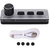 Yinhing Tastiera Programmabile, Mini Tastiera Meccanica Dual Mode Wireless e Cablata USB con 12 Tasti e 3 Livelli, per OS X Office Gaming Drawing Design