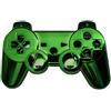 OSTENT Kit di pulsanti di alloggiamento della scatola di shell per controller completo compatibile per controller Sony PS3 Bluetooth - colore verde