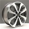 Nissan CERCHIO IN LEGA NISSAN NOTE MK2 DIAMOND CUT 16" GRIGIO 6J OEM KE409-3V101 X1