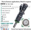 BMW / Siemens Iniettore Benzina Iniettore Carburante 13537531634 Per BMW N51 N52