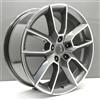 SKODA CERCHIO IN LEGA SKODA OCTAVIA VRS 5E 18" GEMINI GRIGIO 5E0601025AJHA7 ORIGINA...