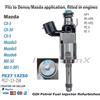 Denso / Mazda Iniettore carburante GDI PE2713250 per Mazda 2.0 2.5 Skyactive G AWD