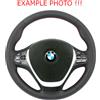 BMW F20 F21 F22 F23 F30 F31 F32 F33 NUOVA Pelle Volante Sportivo con Fili Rossi