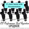 GB Remanufacturing 1% Flusso Partita Bosch III Upgrade Carburante Iniettori (8) per Ford V8 5.0 5.8