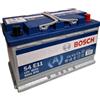 Bosch Batteria EFB Bosch S4 E10 80 Ah Start&Stop 0092S4E100, rigenerata