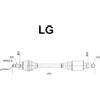 LG SEMIASSE ANTERIORE SX CITROEN AX - PEUGEOT 106 LG PER 95666940