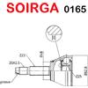 SOIRGA GIUNTO SEMIASSE LATO RUOTA FIAT UNO TURBO I.E - LANCIA DELTA SOIRGA PER 82448780
