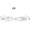 LG SEMIASSE ANTERIORE SINISTRO PEUGEOT 205 LG PER 327219