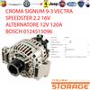 BOSCH CROMA SIGNUM 9-3 VECTRA SPEEDSTER 2.2 16V ALTERNATORE 12V 120A BOSCH 0124515096