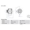BOSCH Alternatore VW SKODA SEAT 1,4 1,6 03C903023A 03C903023AX 03C903023C