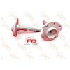 fiat COPPIA PERNI MOZZI RUOTA POSTERIORE REVISIONATI FIAT 126 O 500 EPOCA DA 4 x 98