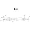 LG SEMIASSE ANTERIORE DESTRO PEUGEOT 205 LG PER 327388