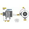 Bosch ALTERNATORE BOSCH 0986040330 14V 90A VW LT 28-46, 28-35, TRANSPORTER T4 2.4-2.5