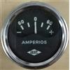 AST Amperometro nero AST 52 mm diametro classico vintage -60/+60