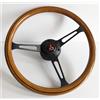 Cromo Volante adatto per Mitsubishi Wood Wooden 3000GT Lancer Eclipse Pajero 1st