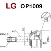 LG GIUNTO SEMIASSE LATO RUOTA OPEL ASTRA - CORSA LG PER 7837456