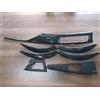 AquaCARBONprint BMW Serie 3 4 F30 F31 F36 M PERFORMANCE Kit Assetto Interno 7PCS FIBRA DI CAR...