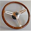 Legno Volante adatto per Land Rover Discovery 89-95 legno classico argento vintage