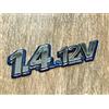 FIAT 1.4 12V LOGO SIGLA EMBLEMA FREGIO STEMMA SCRITTA TARGHETTA BADGE TARGA NOME