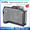 smallrig Gabbia per fotocamera SmallRig per FUJIFILM X-H2 / X-H2S Impianto per fotocamera per fabbricazione video in lega di alluminio con guide NATO Piastra a sgancio rapido -3934