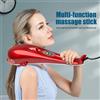 Dispositivo Elettrico Portatile a Vibrazione a Infrarossi a Forma di Delfino per Massaggio a Percussione su Testa, Spalle, Collo, Colonna Cervicale, Vita, Tutto il Corpo, Meridiani e Schiena, con