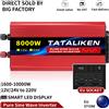 TATALIKEN Convertitore a onda sinusoidale pura da 8000W DC 12V a AC 240V 230V 50HZ Inverter di potenza ue con doppia presa ca per auto camion RV